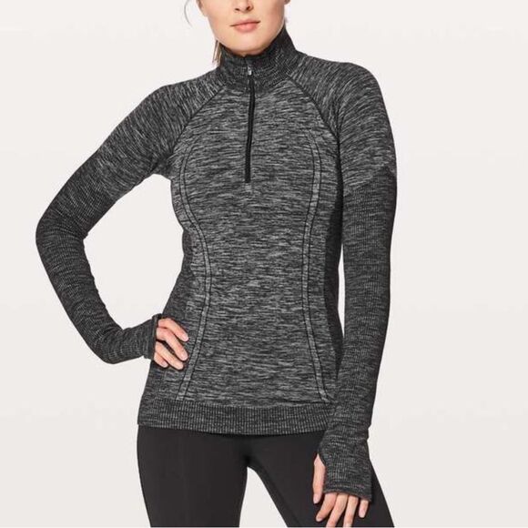 lululemon athletica Sweaters - Lululemon‎ swiftly tech wool 1/2 zip pullover women’s size 8